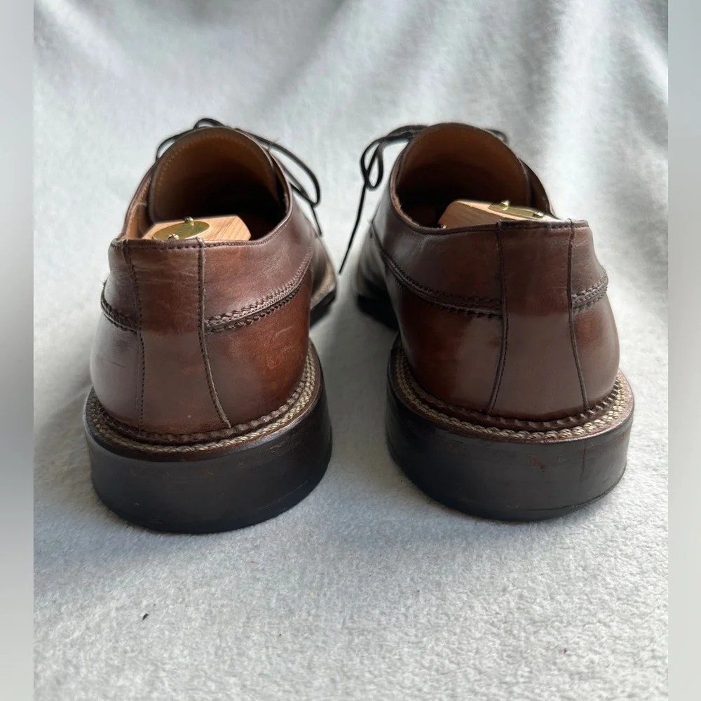 Mezlan Split-Toe Apron Leather Oxfords  Brown dress shoes‎ 11 M